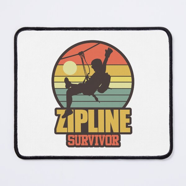 Item preview, Zipline Survivor | Thrill Ride Extreme Sports designed and sold by GravitiTees.