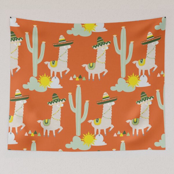 Item preview, Llamas in Sombreros Funny Pattern Adult  designed and sold by blackspiderkid.