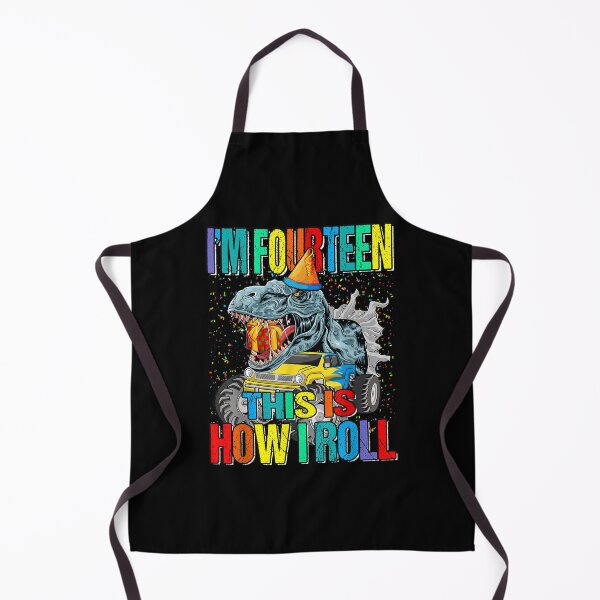 Item preview, I'm Four N This Is How I Roll Monster Truck Dinosaur designed and sold by amyadt77.