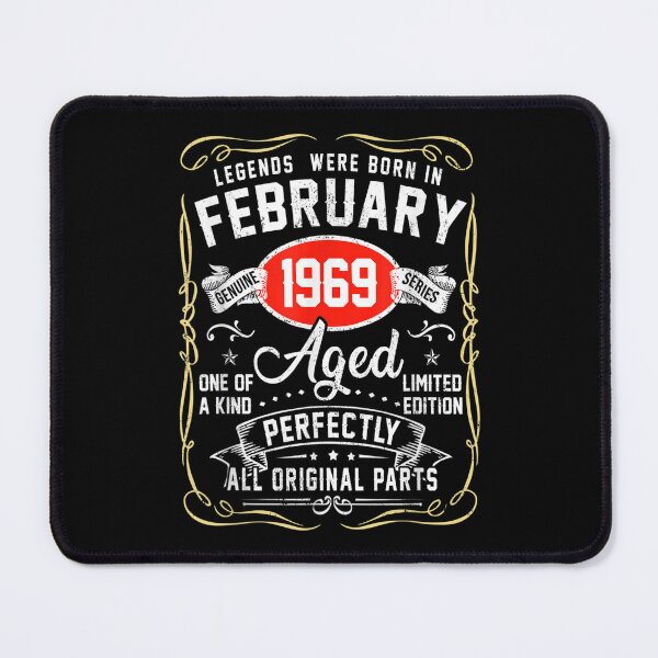 Item preview, Legends Were Born In February 1969 53th Birthday 53 Year Old designed and sold by amyadt77.