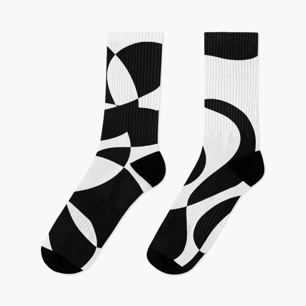 Item preview, Retro Monochrome 60s Black and White Pattern designed and sold by BleuSky.