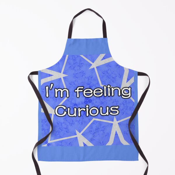 Item preview, I'm feeling curious cute blue and yellow design designed and sold by Sway-cc.