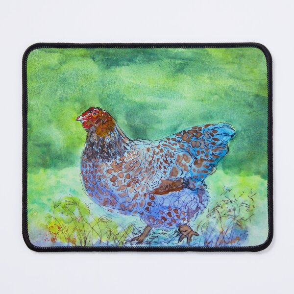 Item preview, Blue Laced Red Wyandotte Watercolor designed and sold by TurnipWilson.