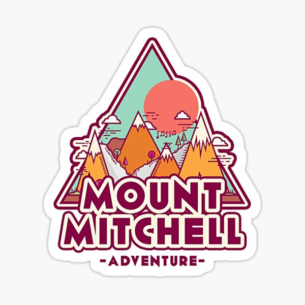 Mount Mitchell Stickers for Sale