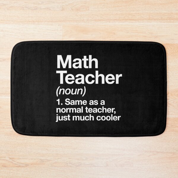 Item preview, Math Teacher Definition Funny Back To School First Day designed and sold by Sara-Quinn.