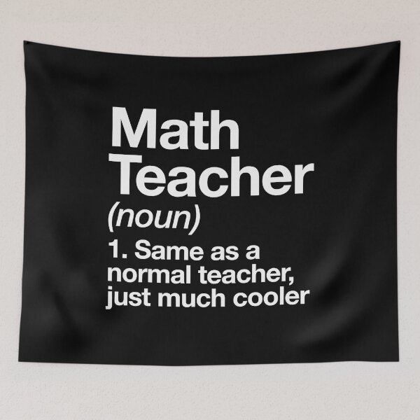 Item preview, Math Teacher Definition Funny Back To School First Day designed and sold by Sara-Quinn.
