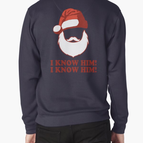 santa i know him jumper