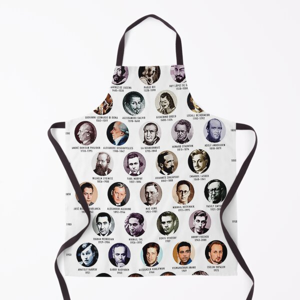 Item preview, Timeline famous chess player from 1450  designed and sold by AleehaZenger.