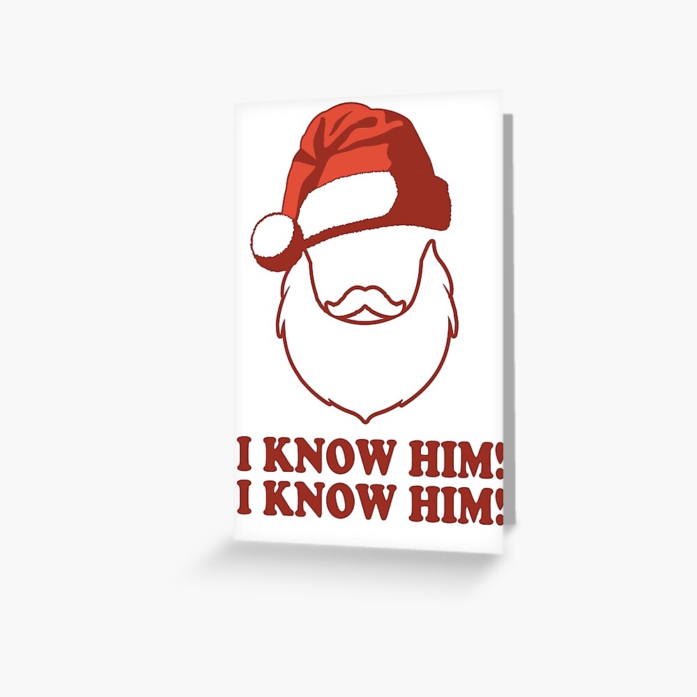 Santa I Know Him I Know Him Buddy The Elf Christmas Movie Quote