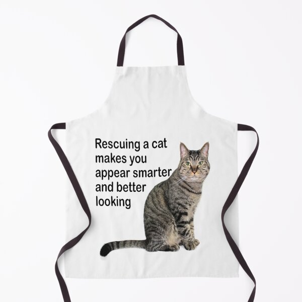 Item preview, Rescuing a cat makes you appear smarter and better looking: adopt - don't shop, cat rescue, cat adoption, spay or neuter, dog adoption, dog rescue designed and sold by Becky Hunter.