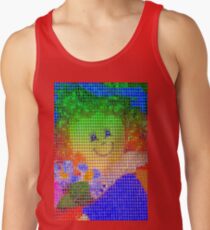Doll in a blue hat Men's Tank Top