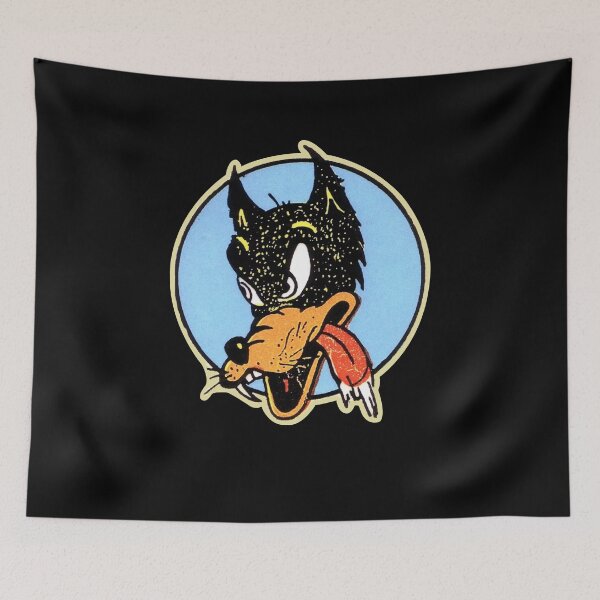 Item preview, Lone Wolf Jerry Garcia Men's Black Tee designed and sold by GYUSRF.