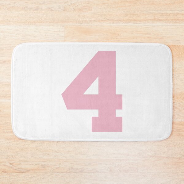 Item preview, Number 4, Pink four, Sports number 4 designed and sold by TheCultStuff.