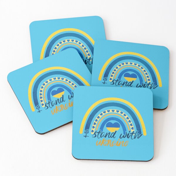 Item preview, Ukraine Blue and Yellow Rainbow designed and sold by desireedickens.