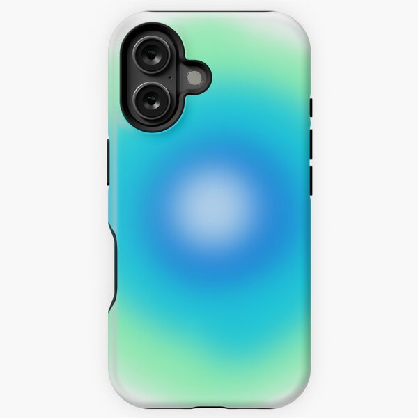Vista previa del artículo con la obra «Aura azul», diseñado y vendido por vvartist.