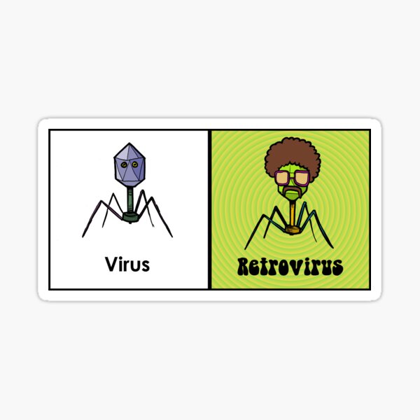 Retrovirus Sticker