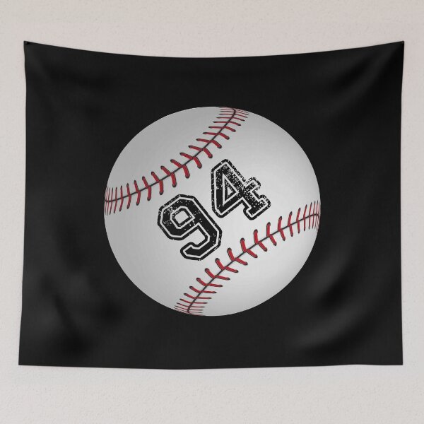 Item preview, Baseball ball number 94, ninety four designed and sold by TheCultStuff.
