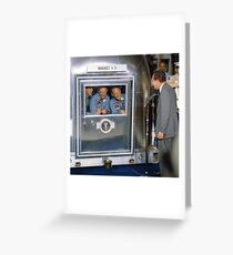 Apollo 11 Crew In Quarantine Greeting Card