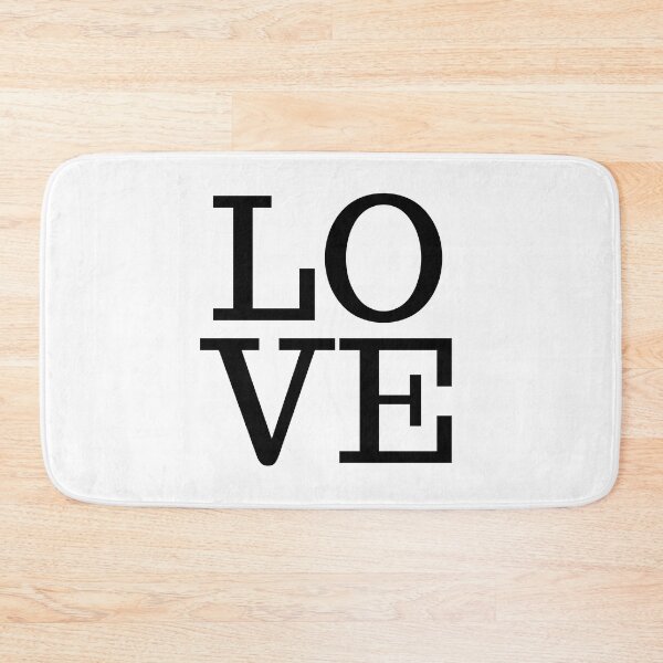 Item preview, 'LOVE' (Black on White) designed and sold by JazzPWall.