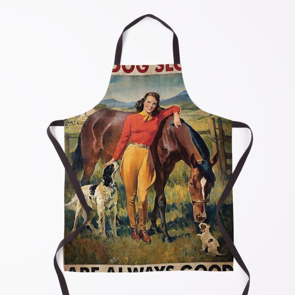 Item preview, Dirt Horse Smell And Dog Slobber Are Always Good For The Soul Woman Loves Horse And Dogs Vintage Art designed and sold by AleehaZenger.