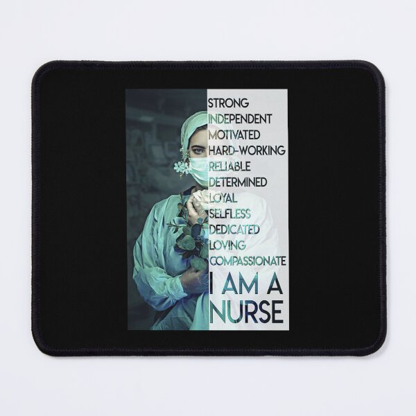 Item preview, Strong Independent motivated hard-working reliable determined loyal selfless dedicated loving compassionate i am a nurse designed and sold by TeganCrafford.