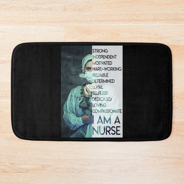 Item preview, Strong Independent motivated hard-working reliable determined loyal selfless dedicated loving compassionate i am a nurse designed and sold by TeganCrafford.