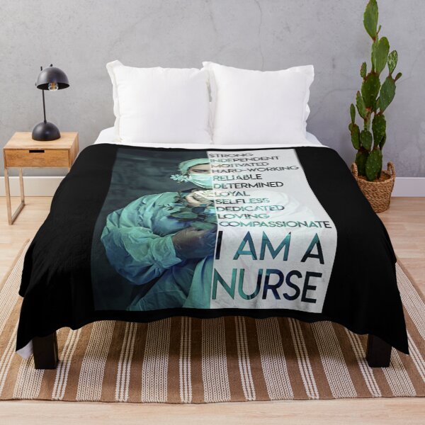 Item preview, Strong Independent motivated hard-working reliable determined loyal selfless dedicated loving compassionate i am a nurse designed and sold by TeganCrafford.