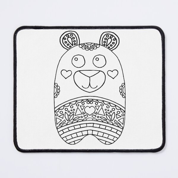 Item preview,  Color your own bear design designed and sold by PurrfectCorner.