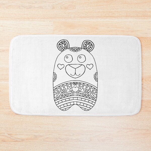 Item preview,  Color your own bear design designed and sold by PurrfectCorner.
