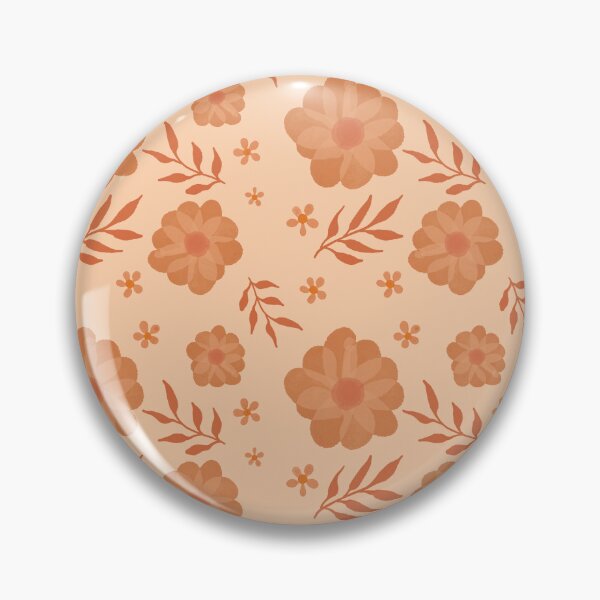 Item preview, Patrón floral invertido naranja - Acuarela designed and sold by TheBubblyType.