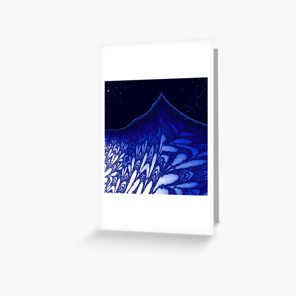 Glacial Peak Greeting Card
