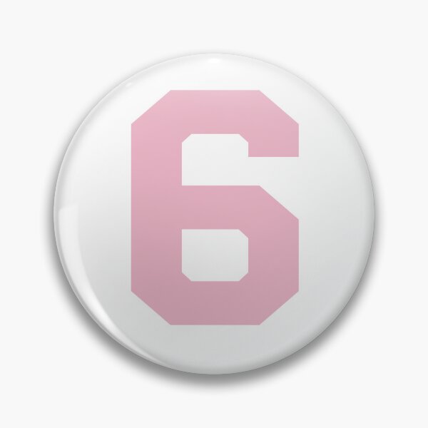 Artikelvorschau, Nummer 6, Pink Sechs, Sport Nummer 6 entworfen und verkauft von TheCultStuff.
