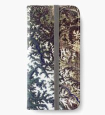 Satellite Image North Cascades National Park iPhone Wallet/Case/Skin