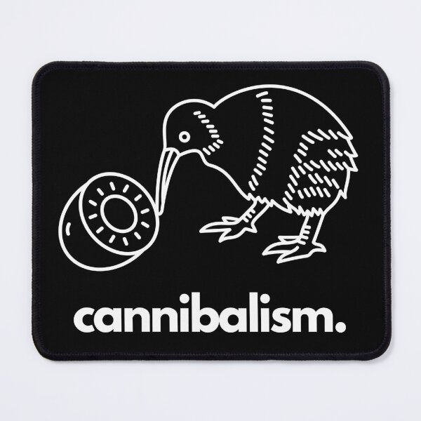 Item preview, Kiwi on kiwi cannibalism. designed and sold by ray-designs-.