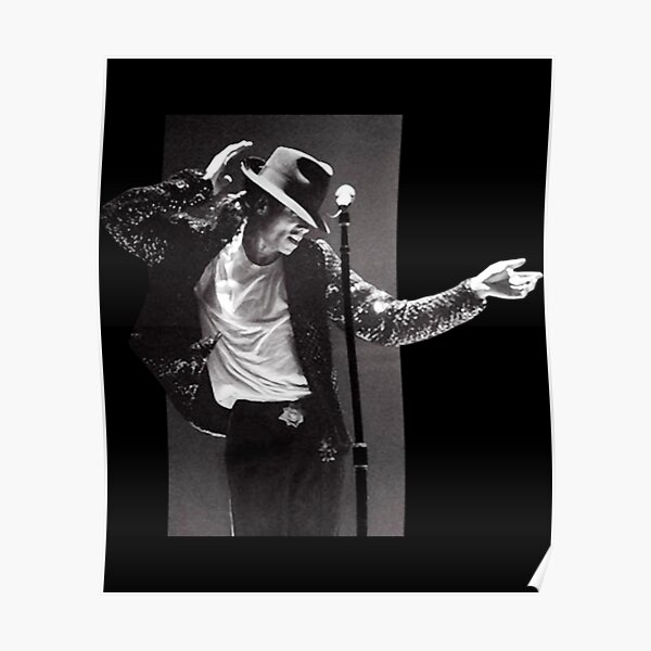 Michael Jackson, der King of Pop Poster