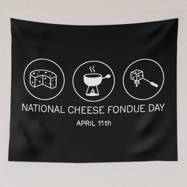 Item preview, National Cheese Fondue Day designed and sold by ValentinaHramov.