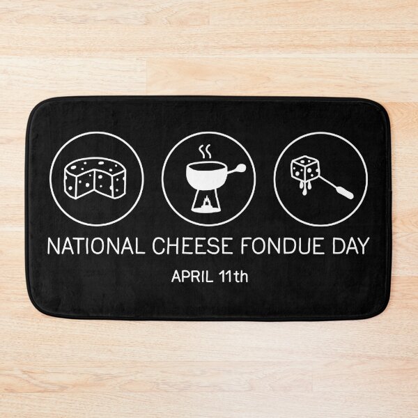 Item preview, National Cheese Fondue Day designed and sold by ValentinaHramov.