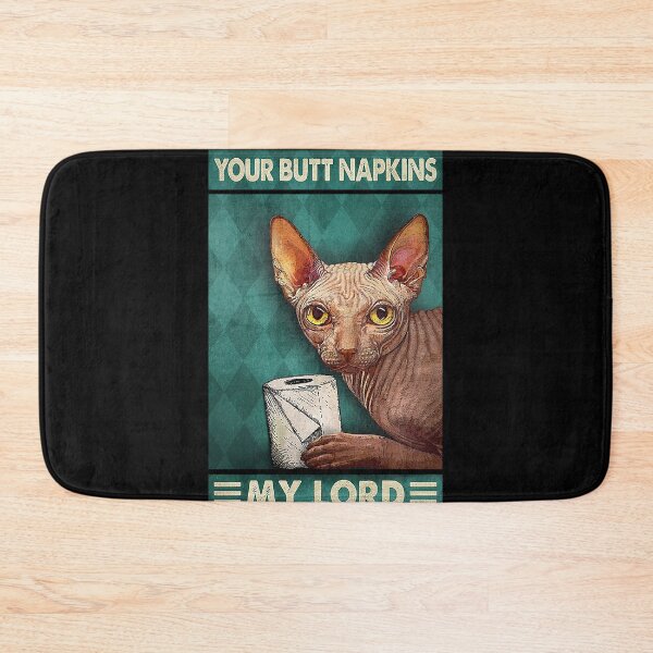 Item preview, Your butt napkins my lord cat lover designed and sold by KravecUziel.