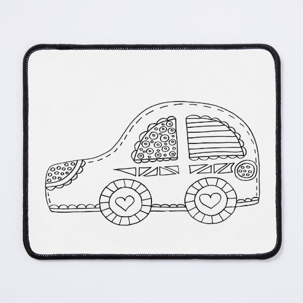 Item preview, Color your own car design designed and sold by PurrfectCorner.