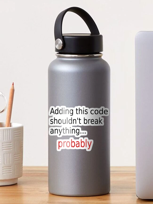 Thumbnail 1 of 3, Sticker, Adding code designed and sold by findingNull.
