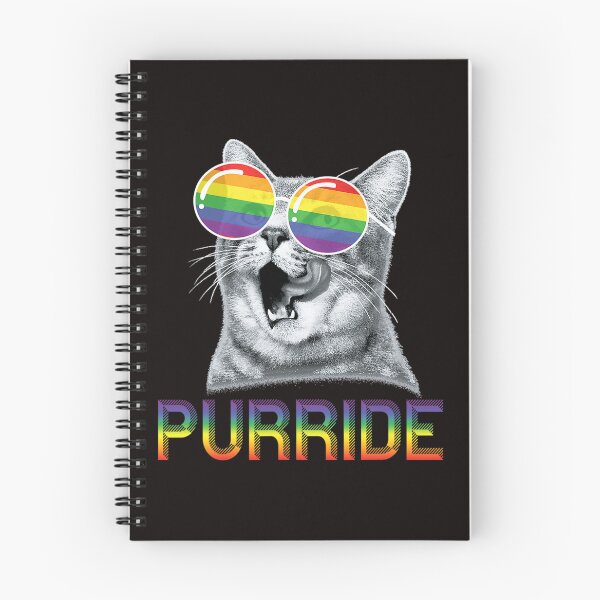 Item preview, Funny Cat Gay Pride  Rainbow Sunglasses  designed and sold by josephpeti.