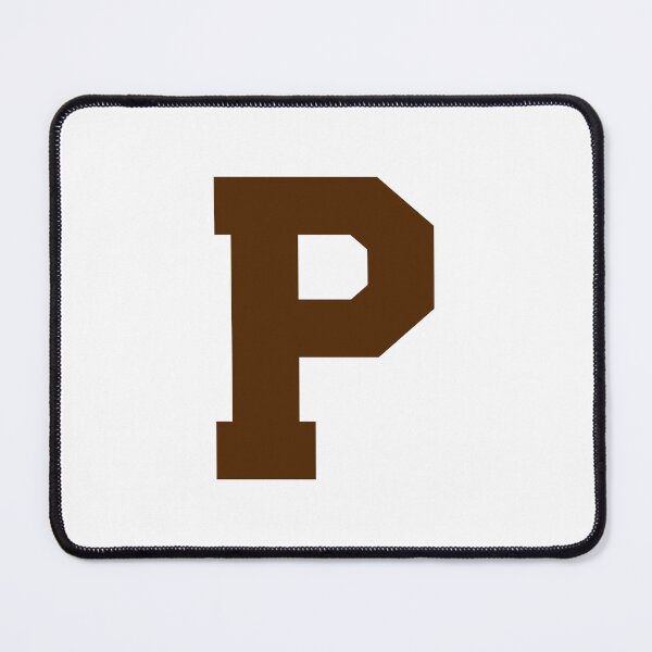 Item preview, Alphabet, Brown P, Sports letter P designed and sold by TheCultStuff.