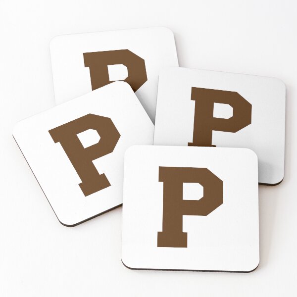 Item preview, Alphabet, Brown P, Sports letter P designed and sold by TheCultStuff.