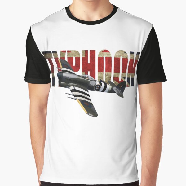 Vista previa del artículo con la obra «Raf Hawker Typhoon Union Jack Flag Ww2», diseñado y vendido por BufFord71.