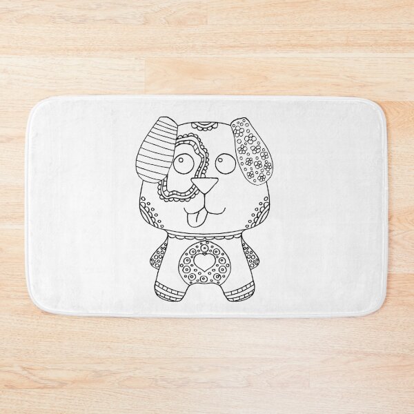 Item preview, Color your own dog design designed and sold by PurrfectCorner.