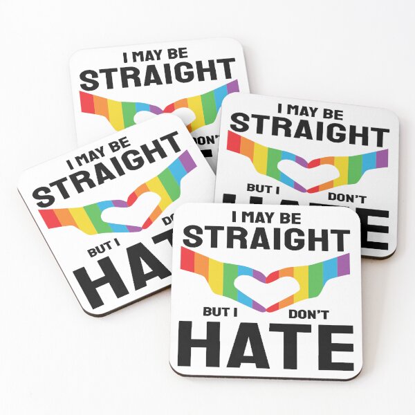 Item preview, I May Be Straight But I Don't Hate - Gay Pride designed and sold by MauveMoves.