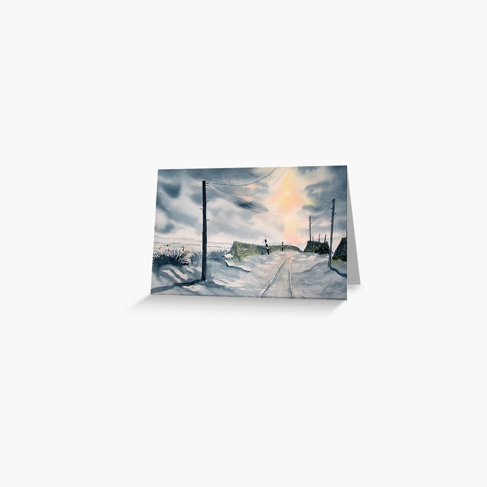 December Morning Greeting Card