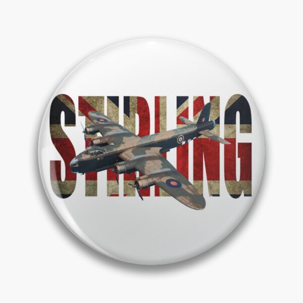 Item preview, RAF Short Stirling WWII Bomber Plane Union Jack designed and sold by BufFord71.