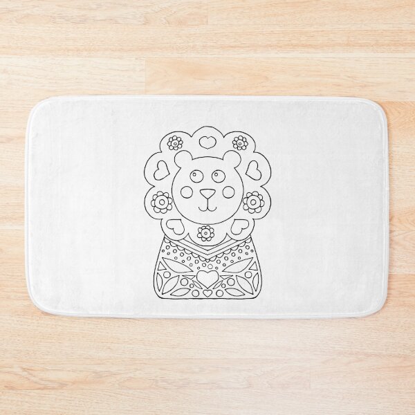 Item preview, Color your own lion design designed and sold by PurrfectCorner.