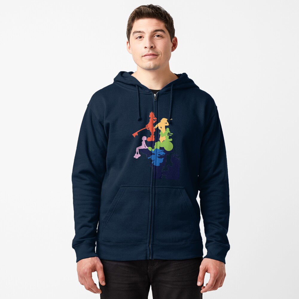 Item preview, Sudadera con capucha y cremallera designed and sold by -Ernest.